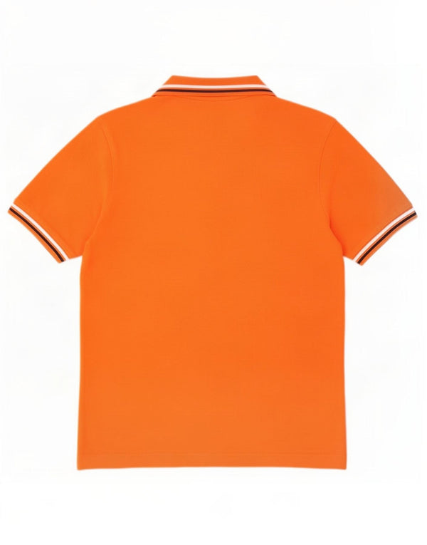 Camisa polo masculina Kappa médio algodão laranja