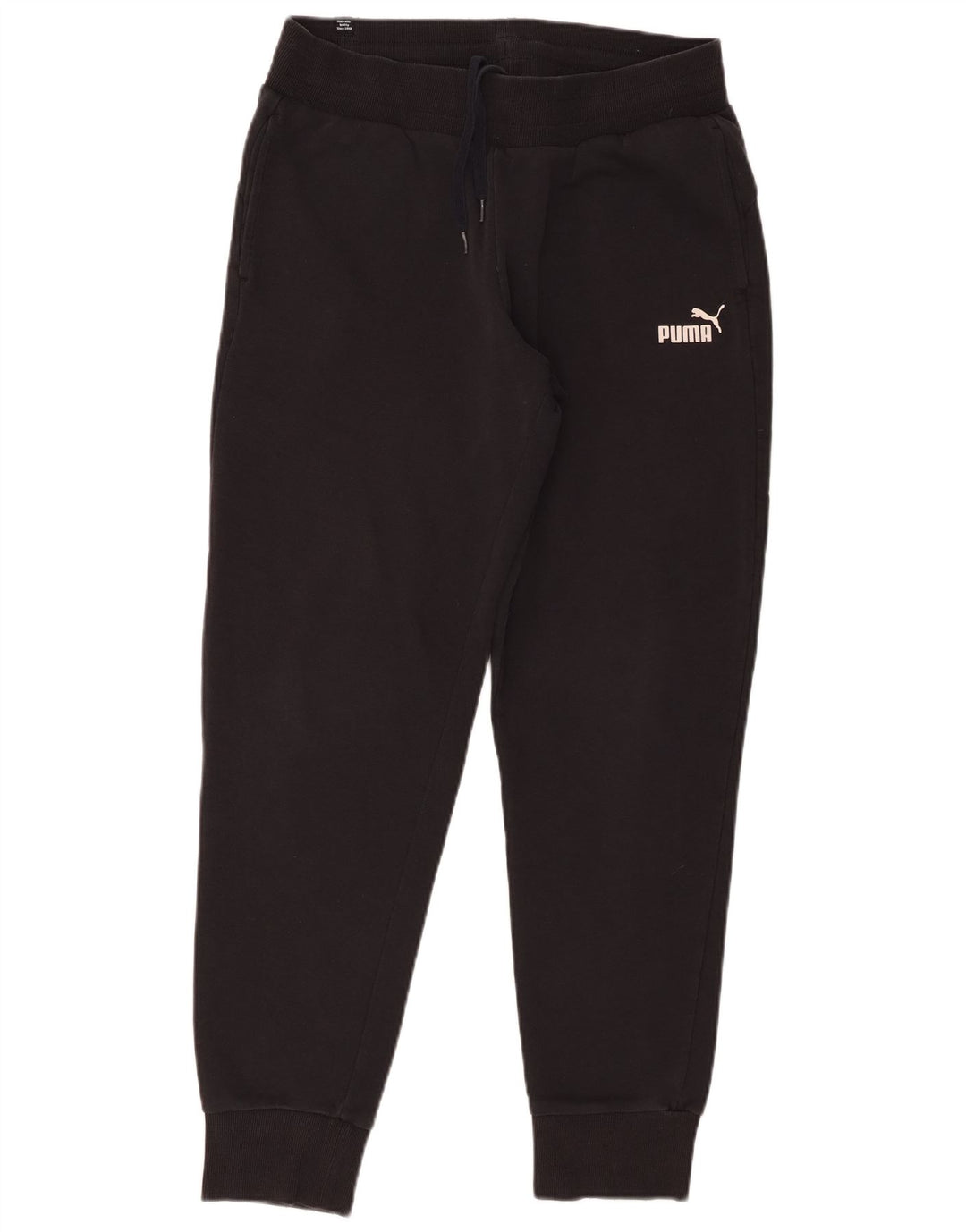 Calça de treino masculina Puma Joggers médio algodão preto