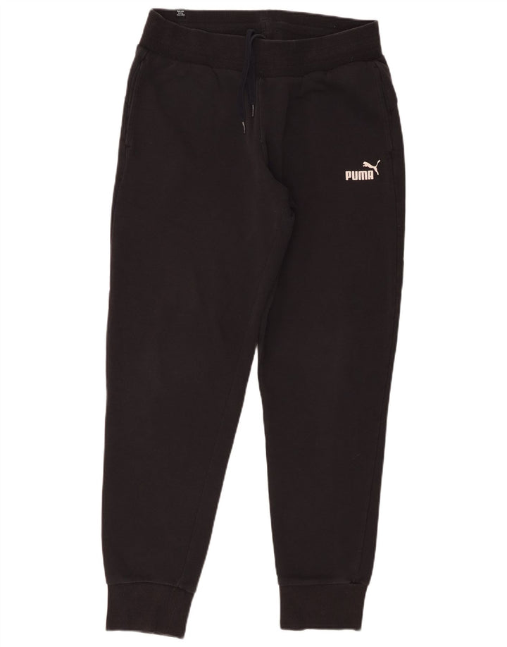 Calça de treino masculina Puma Joggers médio algodão preto