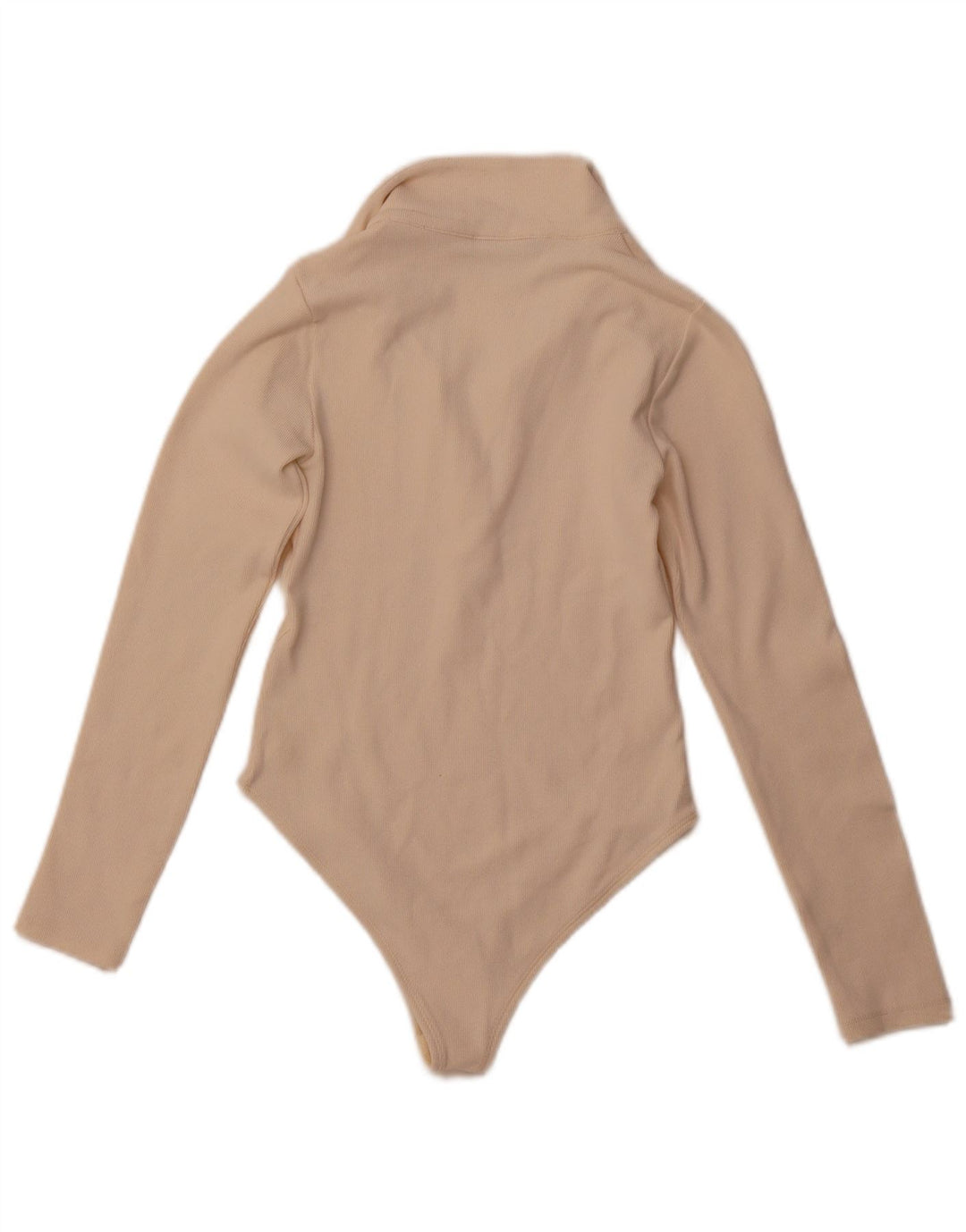 Body feminino de manga comprida ZARA UK 8 pequeno bege