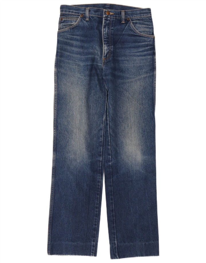 Wrangler Mens Straight Jeans W31 L31 Azul Algodão