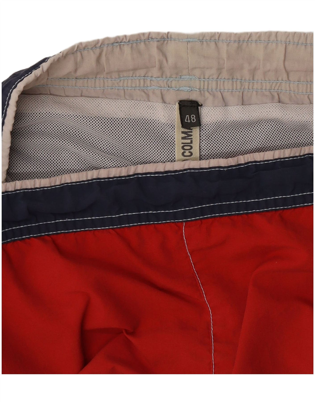 Shorts de natação masculino Colmar gráfico EU48 médio vermelho colorblock