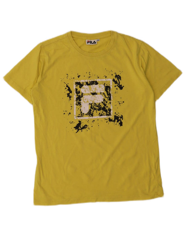 Top Fila Boys Graphic T-Shirt 13-14 Anos Amarelo