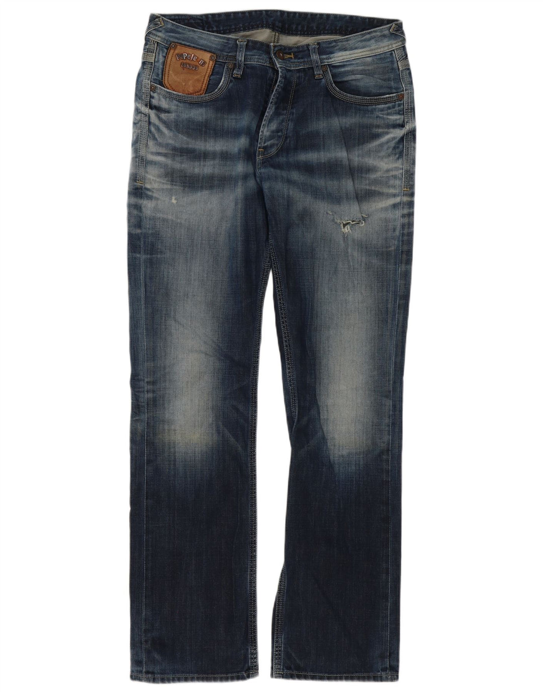 PEPE Jeans Masculino Bootcut W34 L34 Azul Algodão