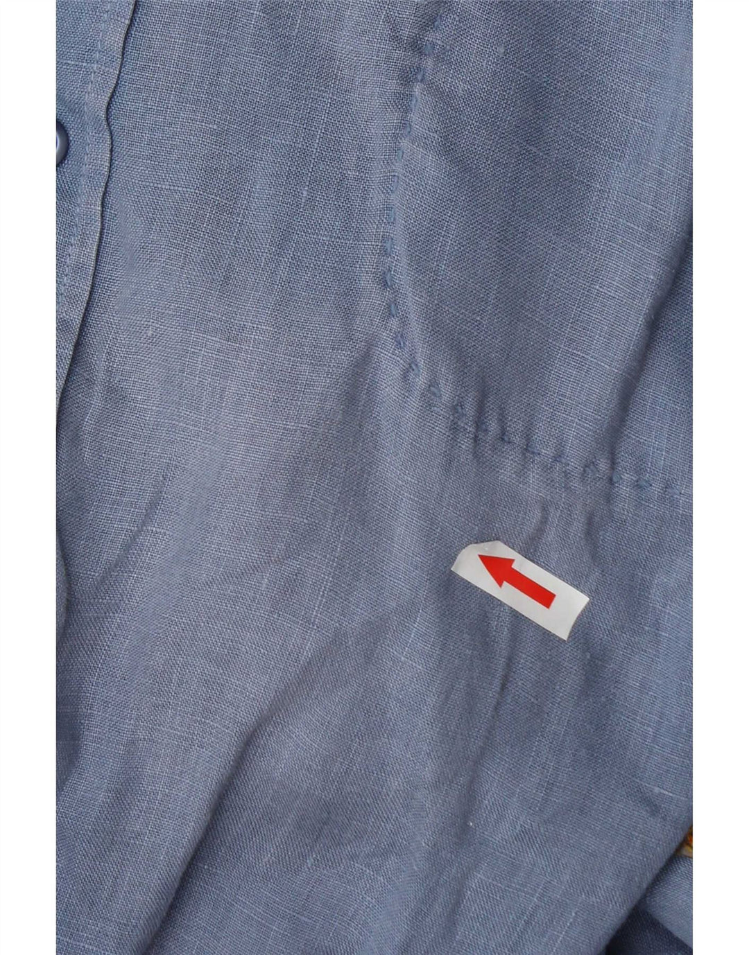 Camisa masculina de manga curta Hugo Boss XL azul algodão