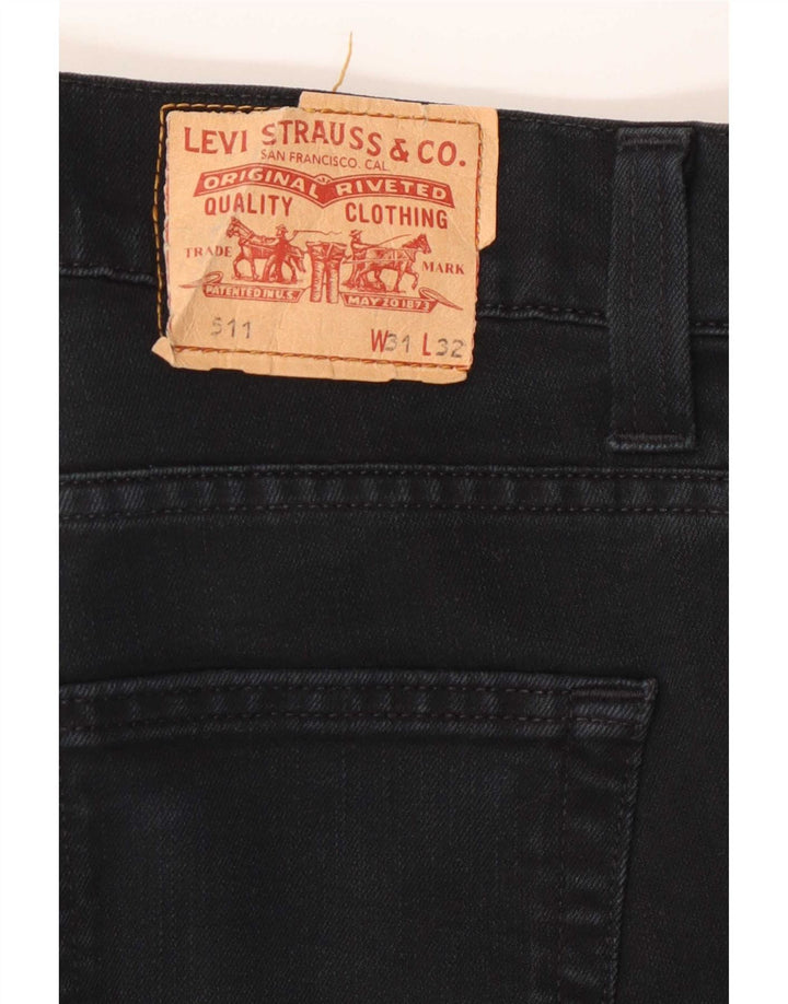 Calça Jeans Levis 511 Slim Masculina W31 L29 Preta
