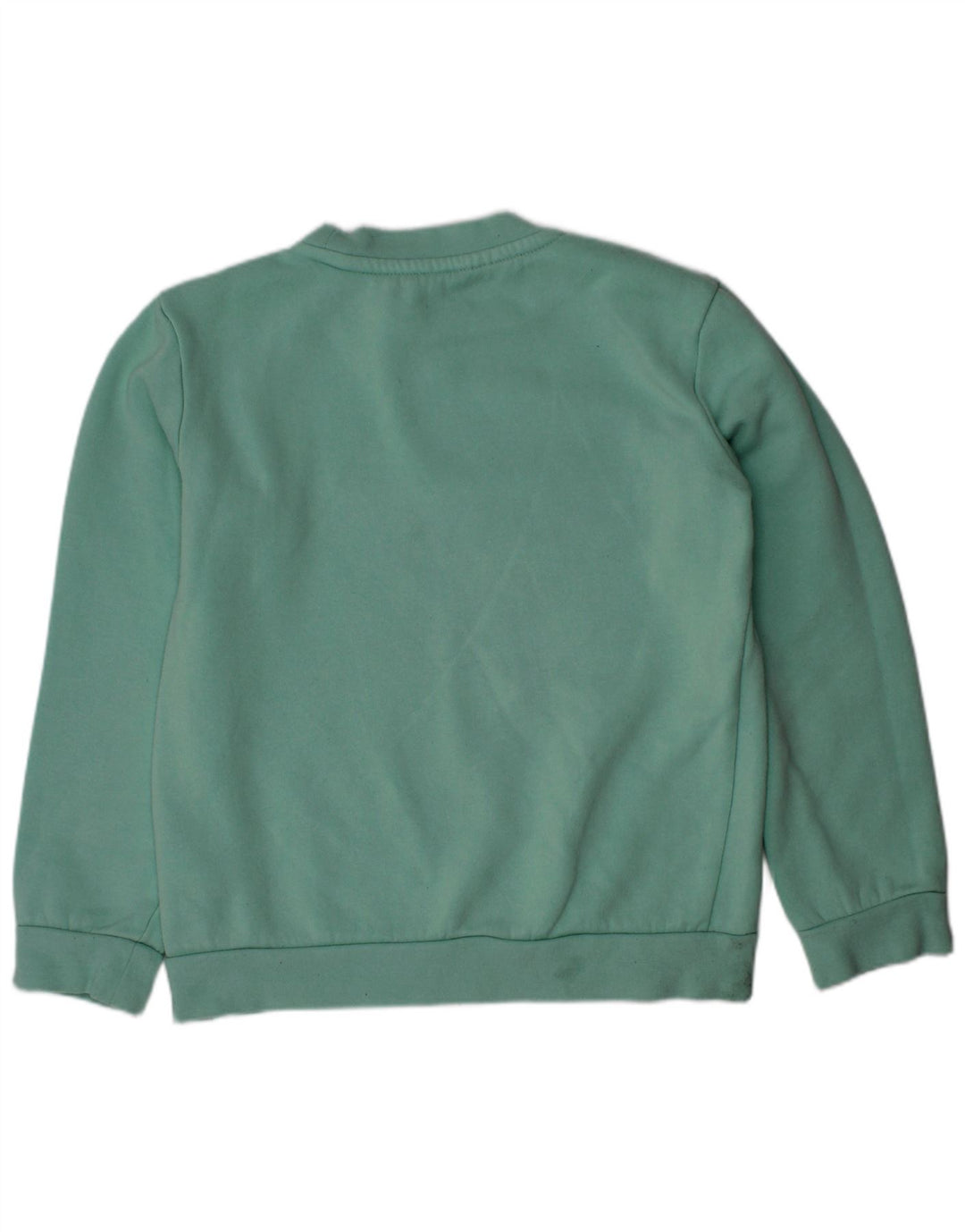 Adidas Meninos Suéter Jumper 7-8 Anos Verde Algodão