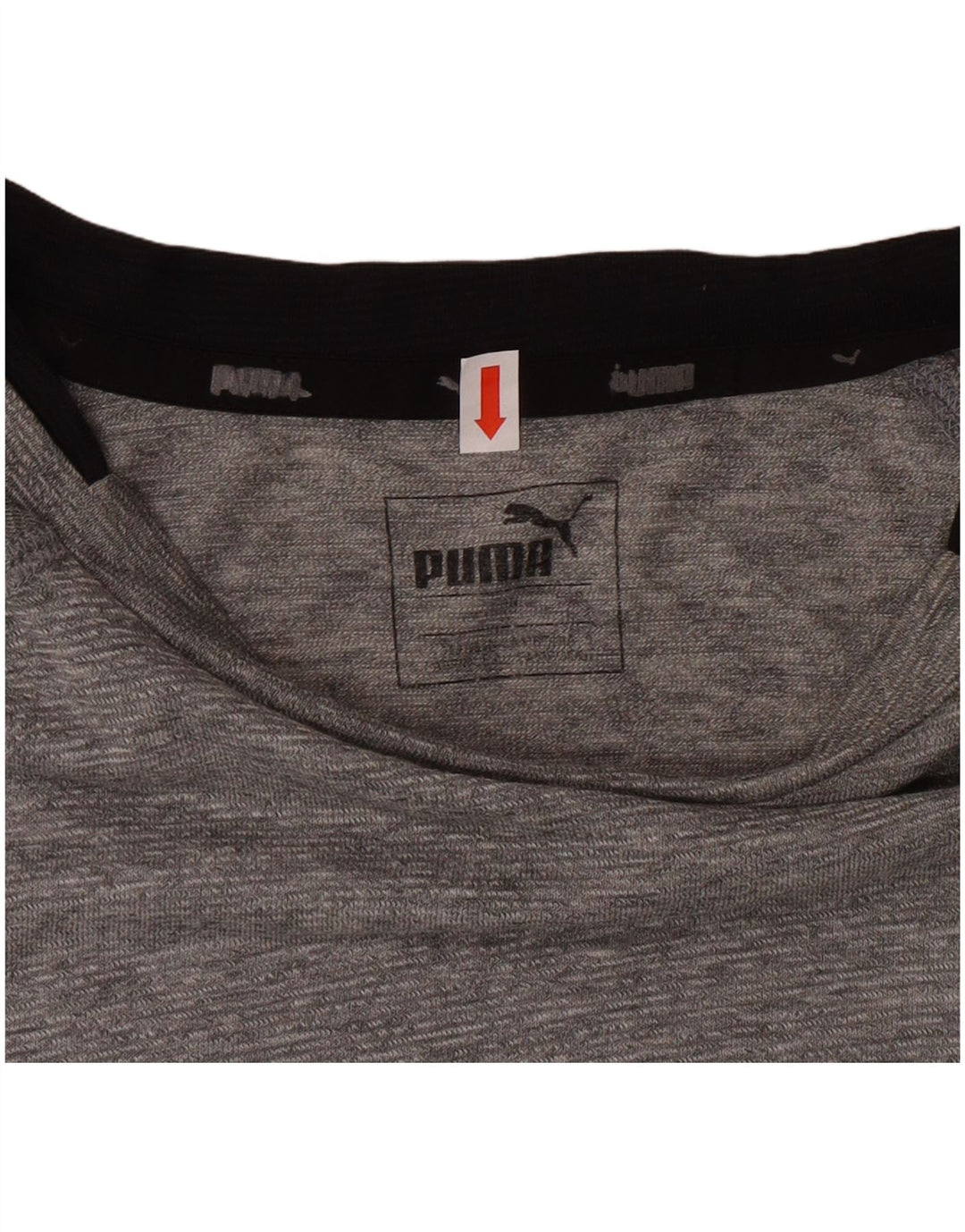 Camiseta masculina Puma grande poliéster cinza