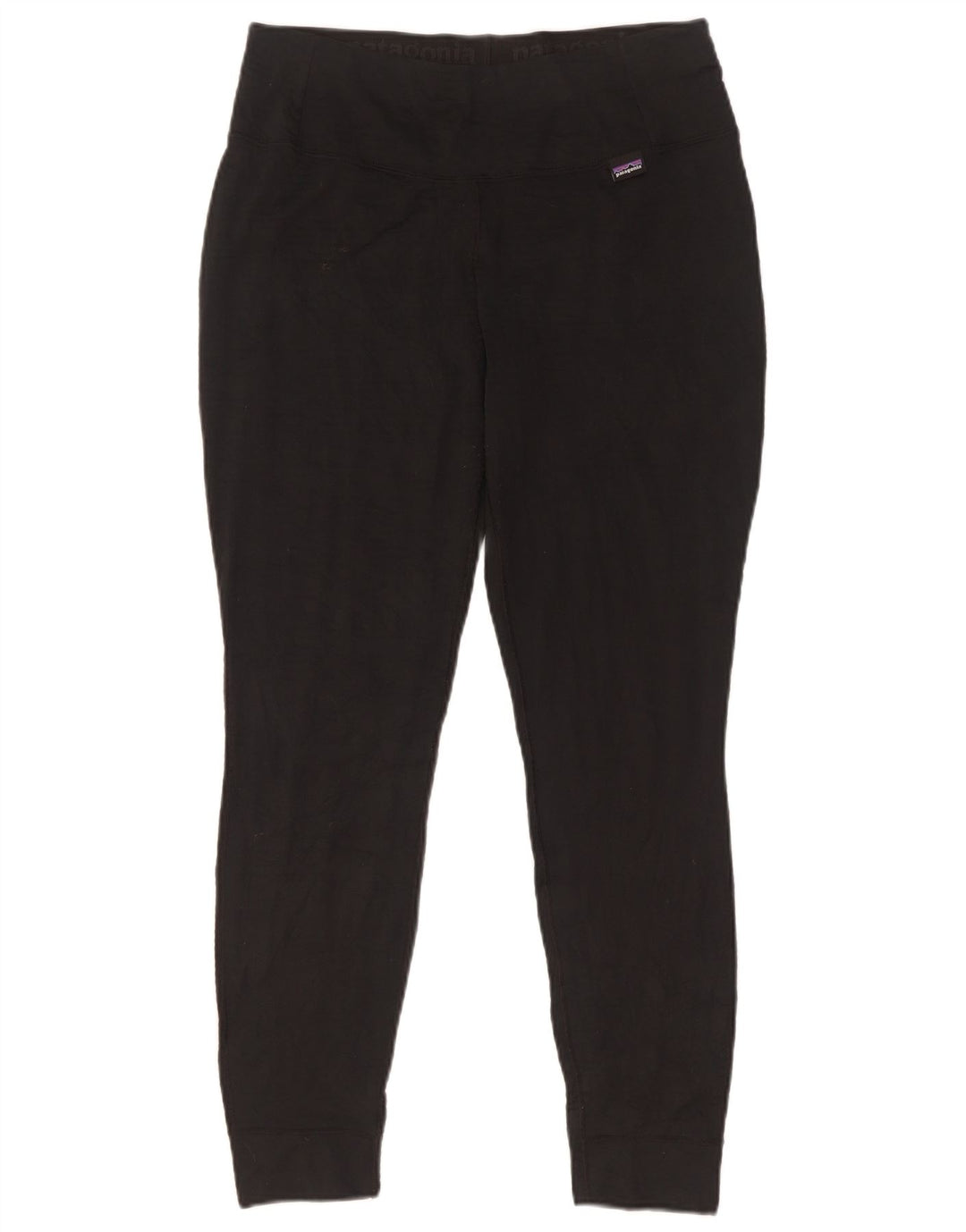 Leggings femininos Patagonia UK 12 poliéster preto médio
