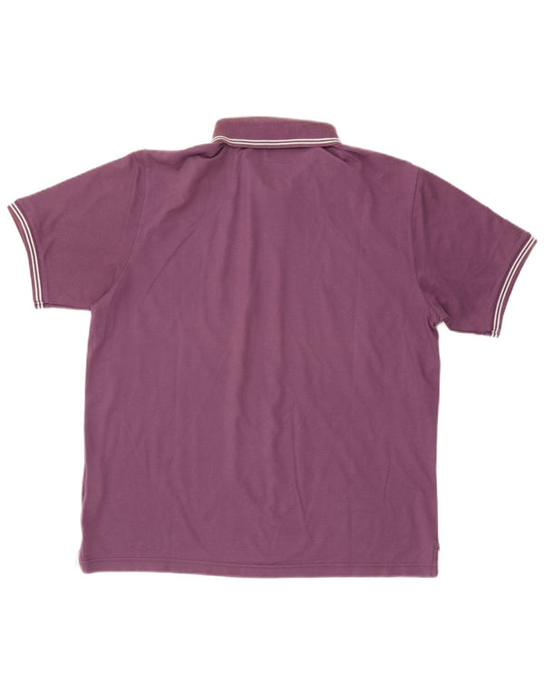 Camisa polo masculina Champion Easy Fit XL algodão roxo