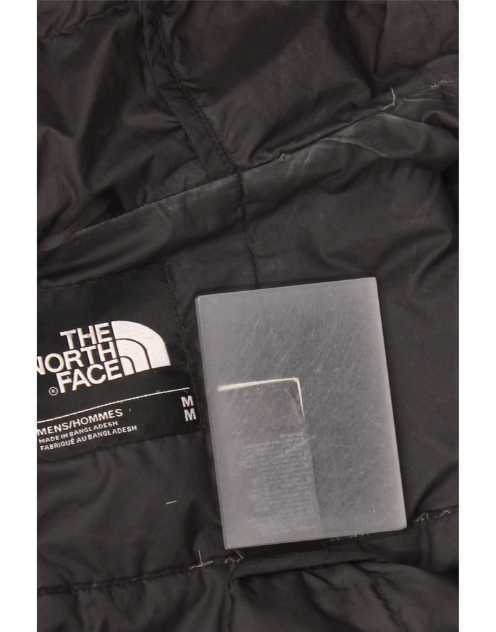 Jaqueta masculina acolchoada com capuz The North Face UK 38 poliéster preto médio