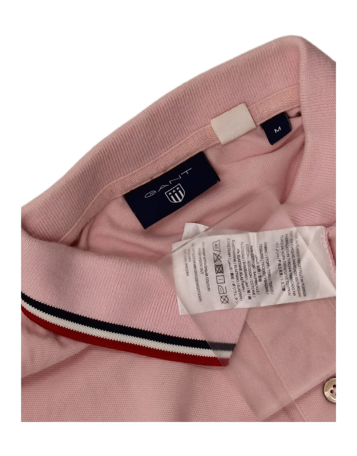 Camisa polo masculina GANT médio algodão rosa