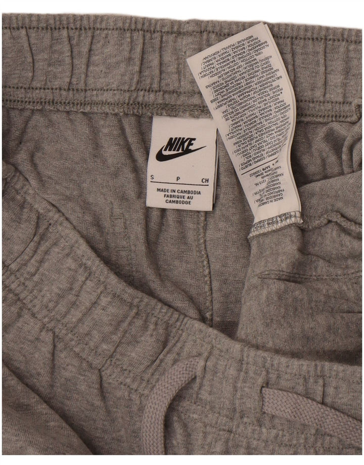 Nike Mens Sport Shorts Pequeno Algodão Cinza