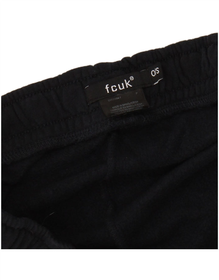 Shorts esportivos masculinos FCUK pequenos azul marinho