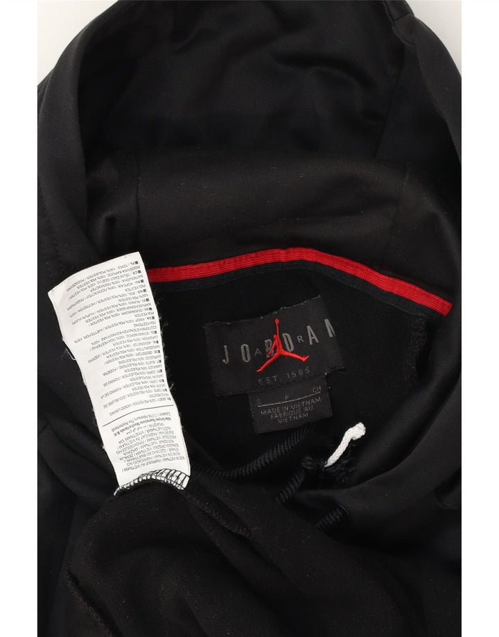 Jordan Mens Hoodie Jumper Pequeno Poliéster Preto