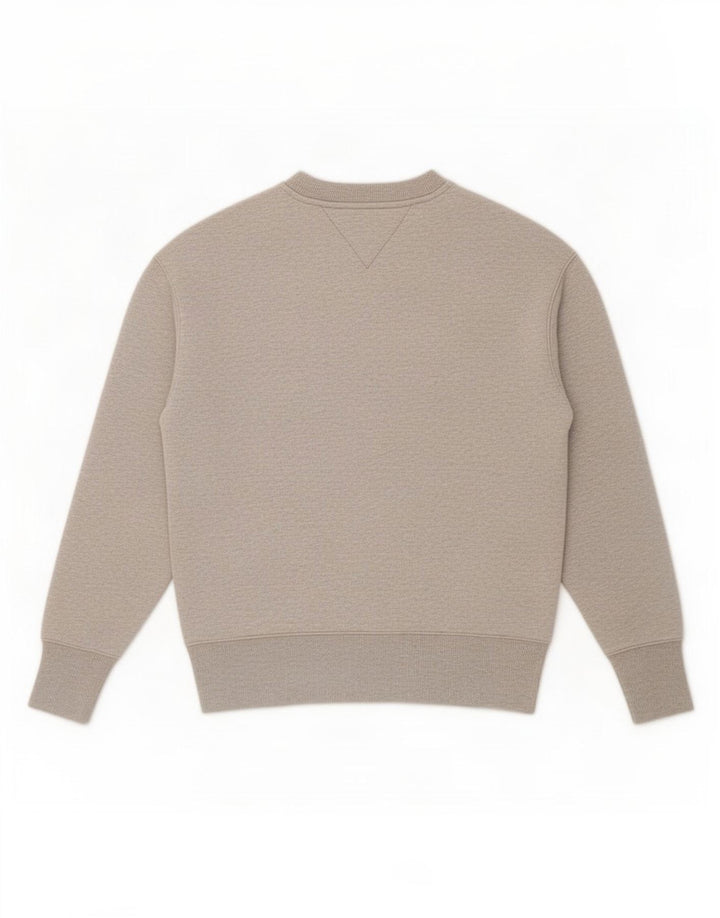 Tommy Hilfiger moletom masculino jumper pequeno algodão cinza