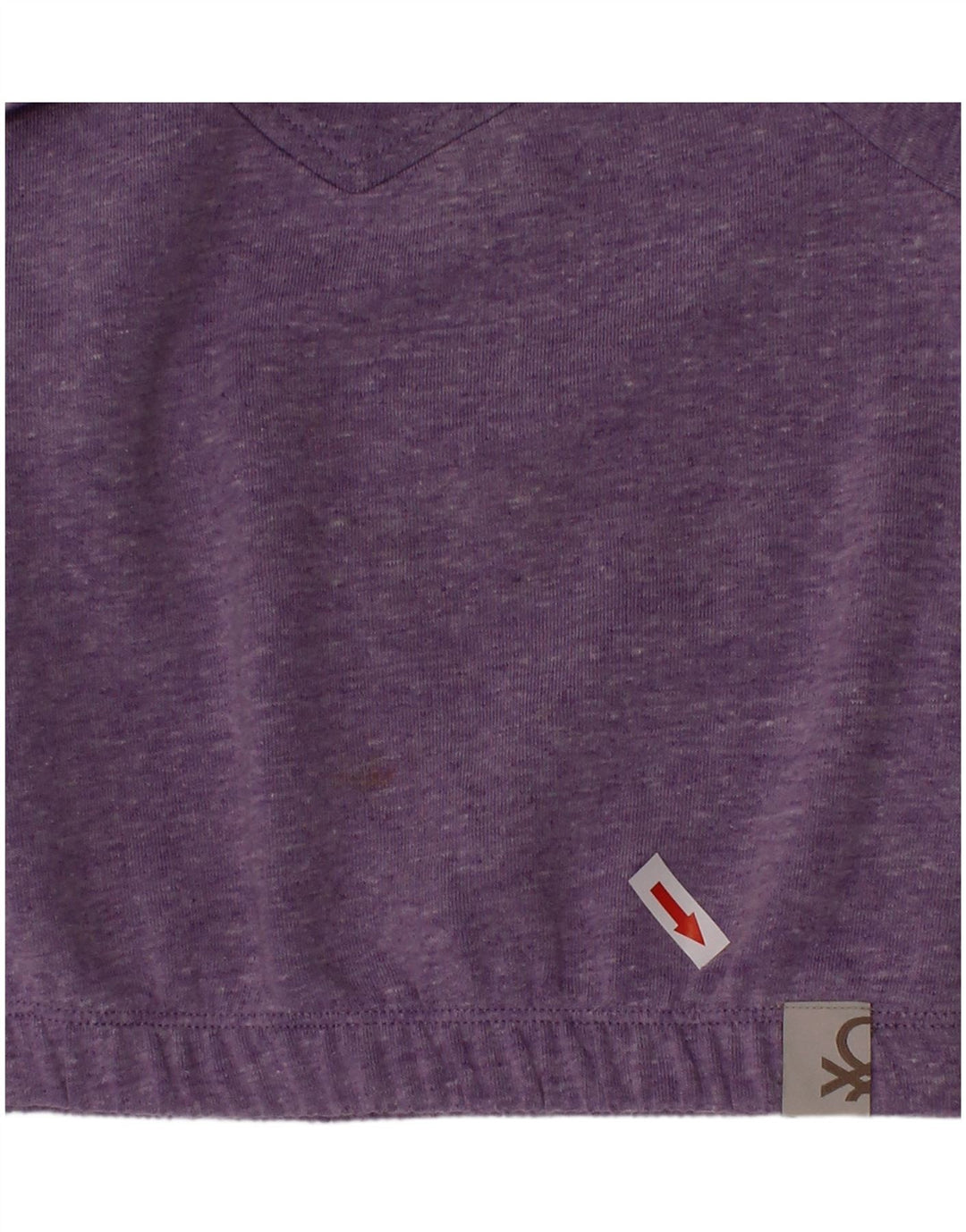 Sweatshirt Benetton Menina 2-3 Anos Poliéster Salpicado Roxo