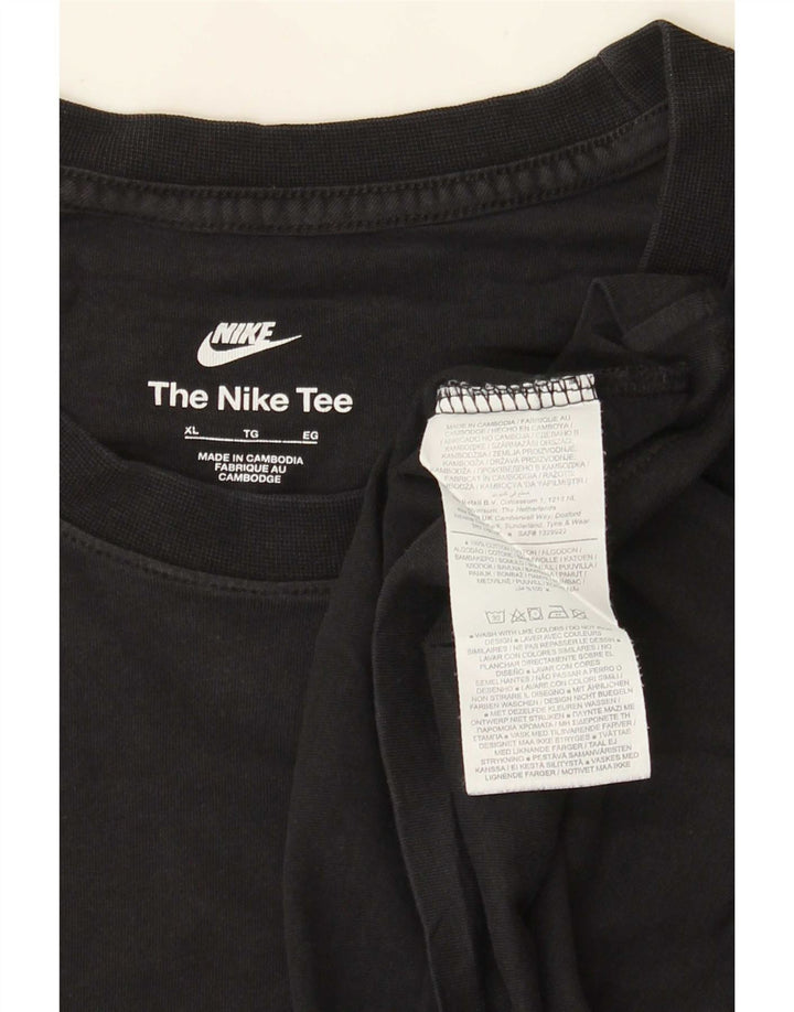 Camiseta masculina Nike Top XL algodão preto