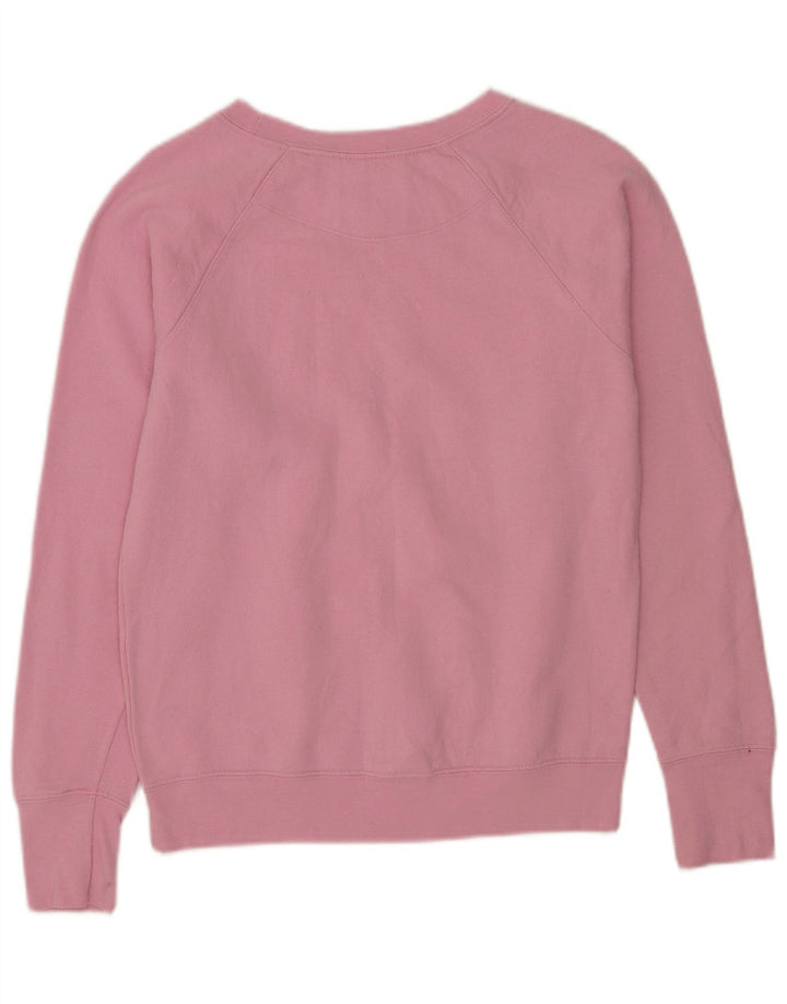 Jumper de moletom gráfico feminino Champion UK 10 pequeno poliéster rosa