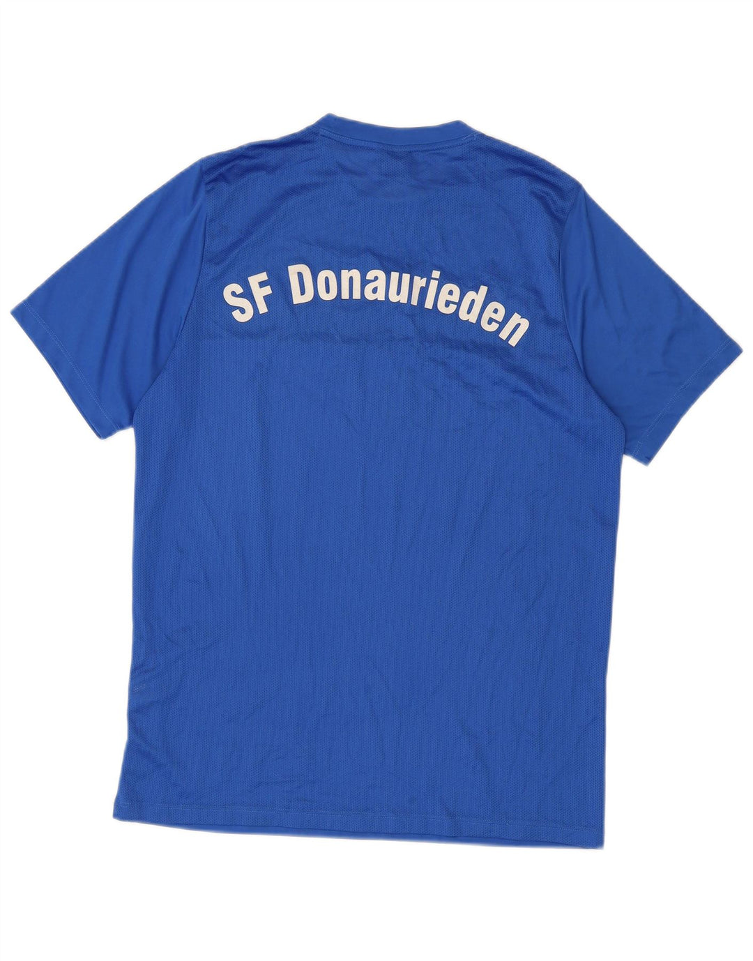 Camiseta Nike Masculina Dri Fit Graphic Top Grande Azul Colorblock Poliéster