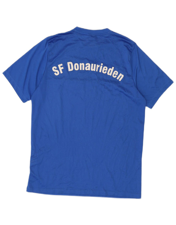 Camiseta Nike Masculina Dri Fit Graphic Top Grande Azul Colorblock Poliéster