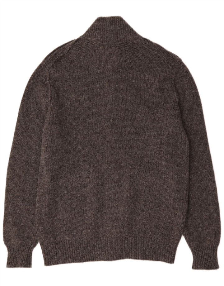 Suéter cardigã masculino Playlife XL lã cinza