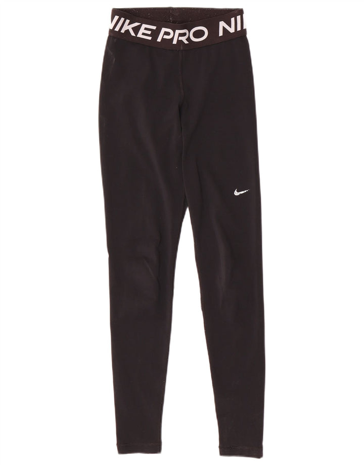 Leggings Nike Dri Fit Graphic Femininas UK 6 XS Preto