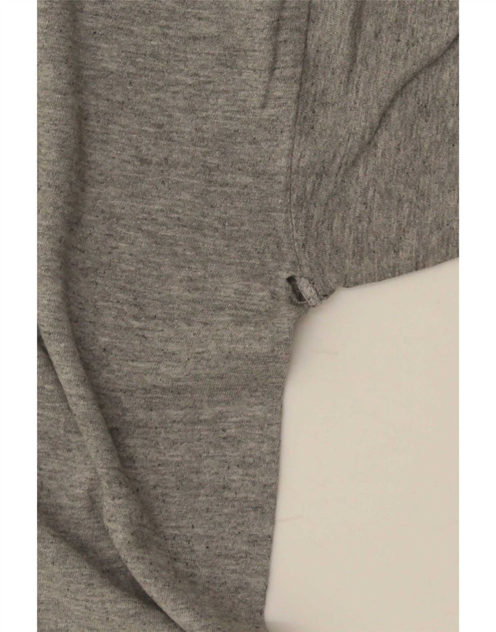 Vans Camiseta masculina gráfica Top cinza médio algodão manchado