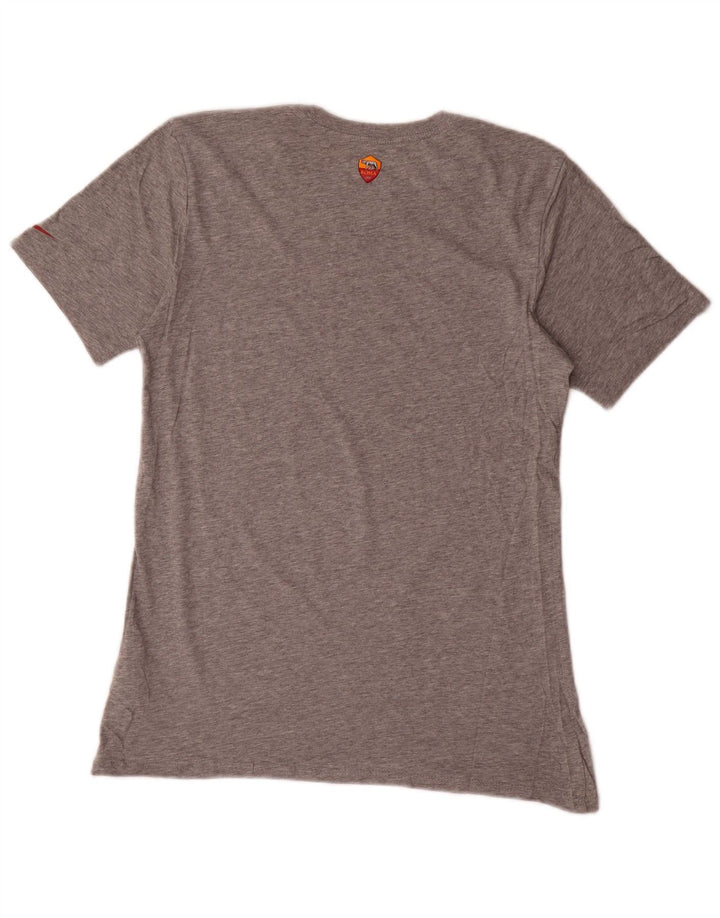 Camiseta Nike Feminina Athletic Cut Graphic Top UK 10 Pequeno Algodão Cinza