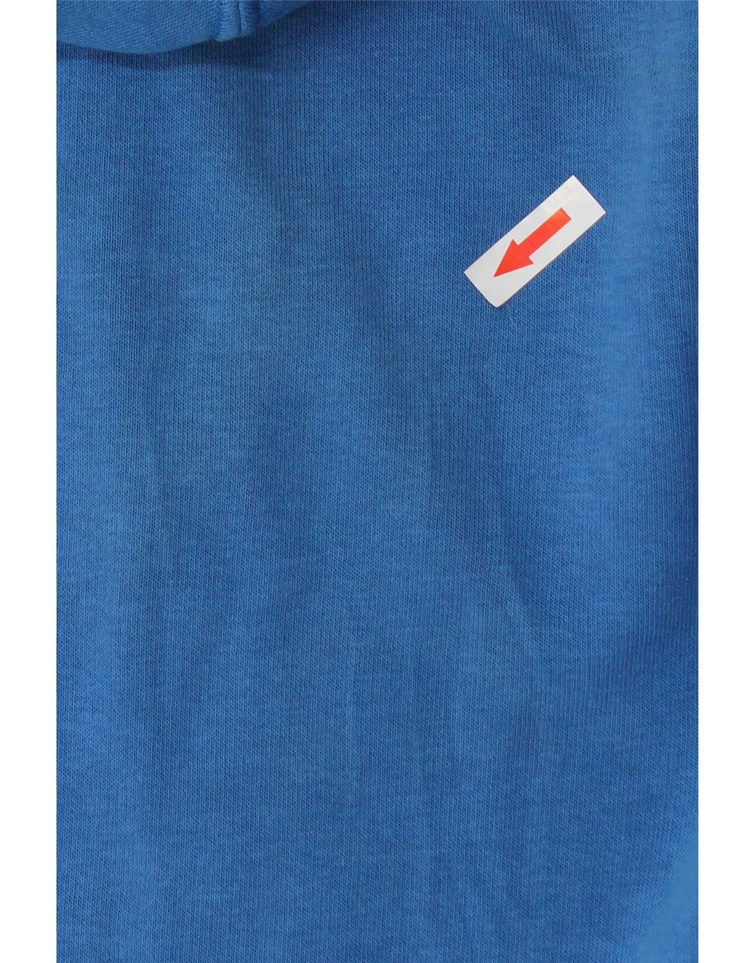 Suéter Puma masculino com capuz e zíper gráfico azul médio algodão