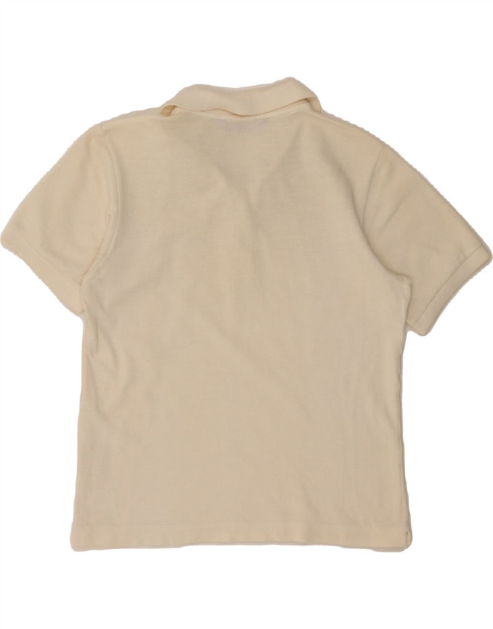 KAPPA Womens Polo Shirt UK 18 XL Off White Cotton Vintage Kappa and Second-Hand Kappa from Messina Hembry 