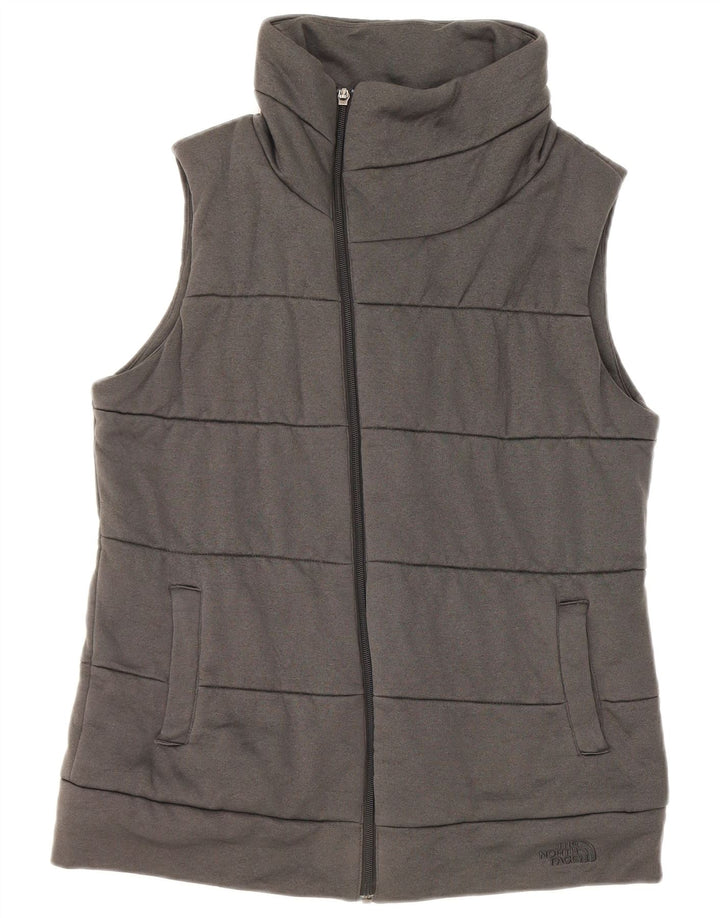 Colete acolchoado feminino The North Face UK 16 grande poliéster cinza