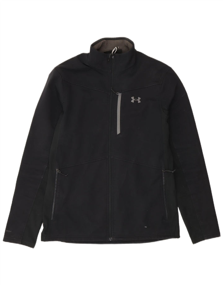 Under Armour Masculino Cold Gear Fato de treino Jaqueta superior de poliéster preto médio