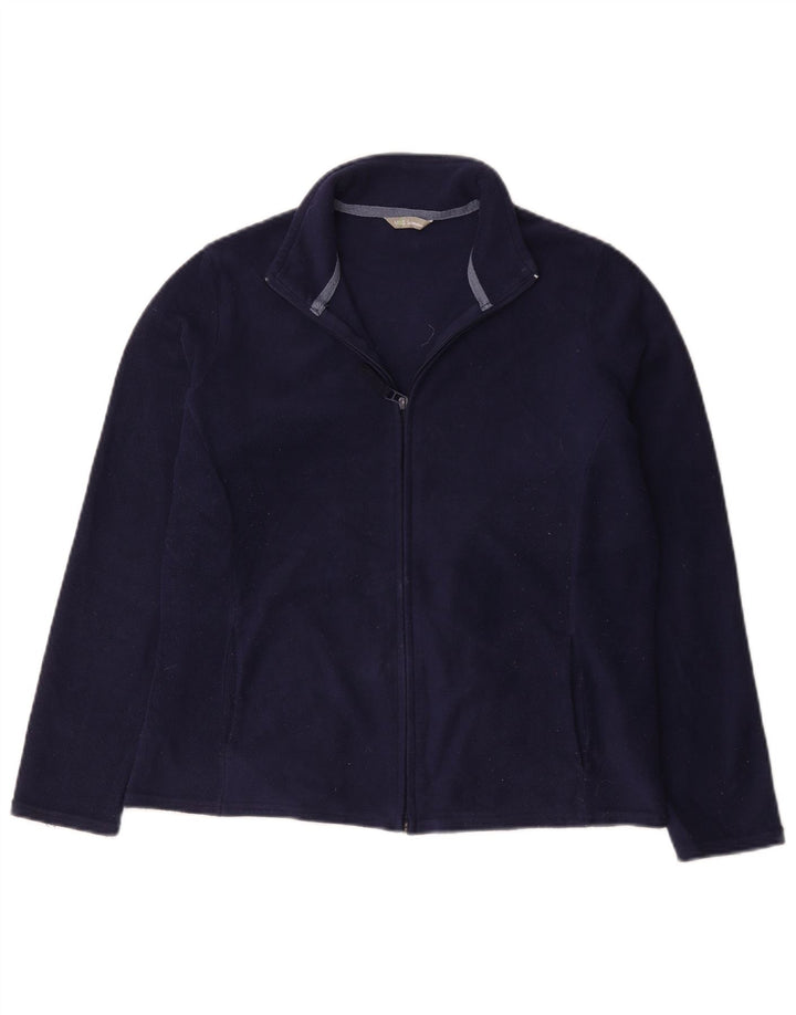 Colete de lã feminino Marks & Spencer UK 18 XL azul marinho poliéster