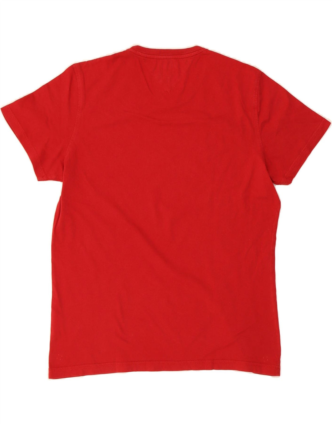 TOMMY HILFIGER Mens T-Shirt Top XL Red Cotton Vintage Tommy Hilfiger and Second-Hand Tommy Hilfiger from Messina Hembry 