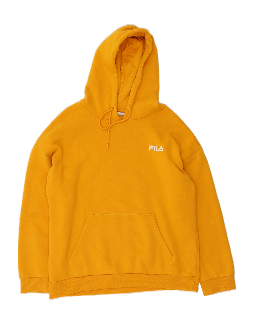 FILA Womens Hoodie Jumper UK 18 XL Yellow Cotton Vintage Fila and Second-Hand Fila from Messina Hembry 