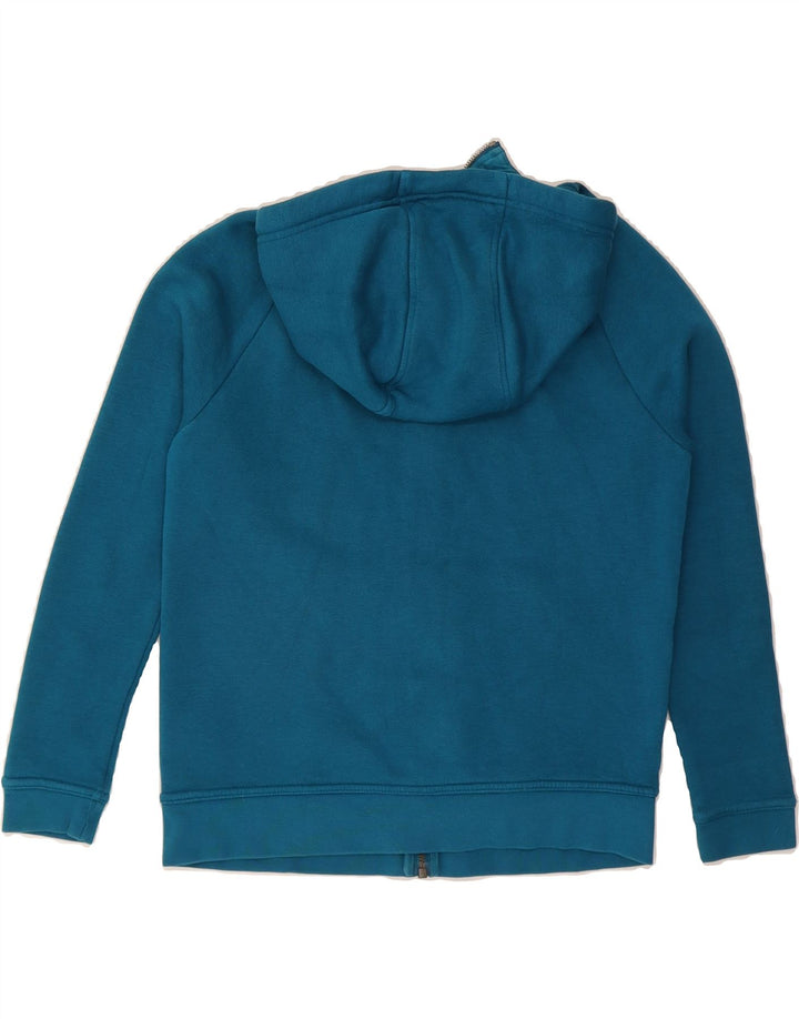 NIKE Womens Oversized Zip Hoodie Sweater UK 6 XS Blue Cotton Vintage Nike and Second-Hand Nike from Messina Hembry 