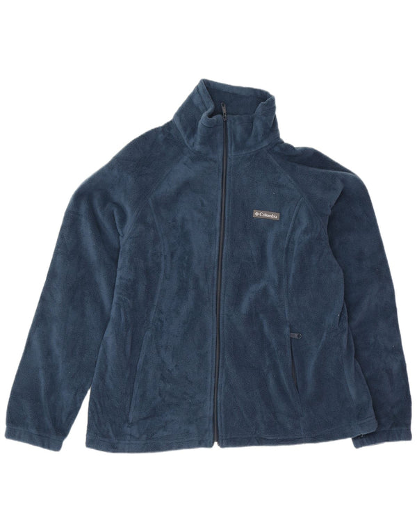 Jaqueta de lã masculina Columbia UK 42 XL azul marinho poliéster