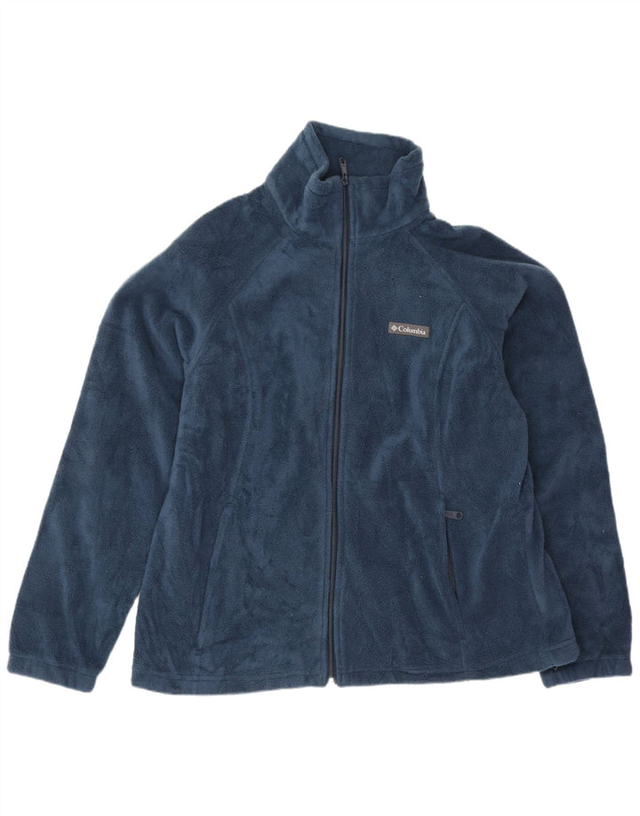 Jaqueta de lã masculina Columbia UK 42 XL azul marinho poliéster