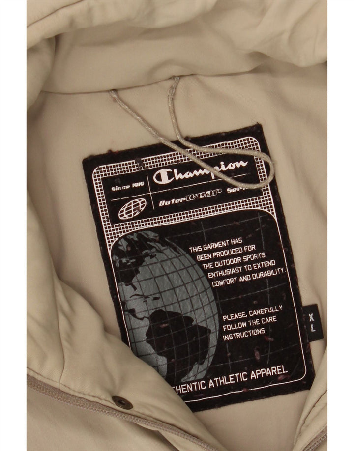 Jaqueta masculina acolchoada CHAMPION UK 42 XL poliamida bege