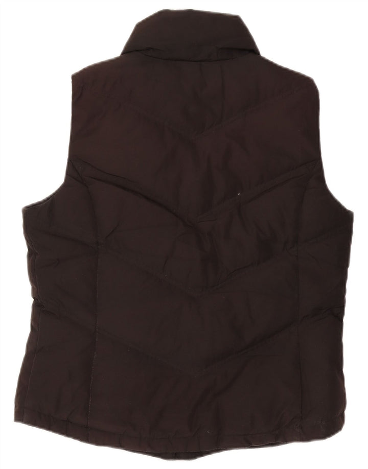 CALVIN KLEIN Colete acolchoado feminino UK 12 médio preto