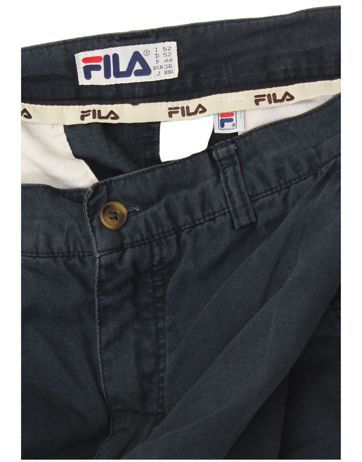 Shorts cargo masculino FILA IT 52 XL W36 azul marinho