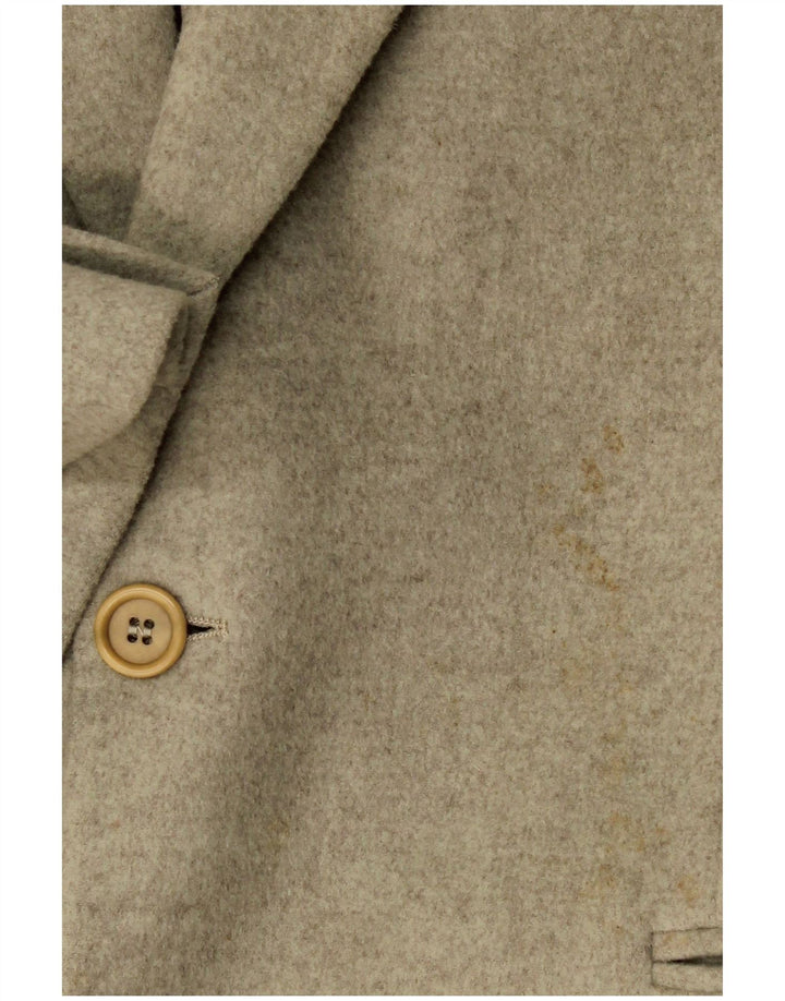 Jaqueta blazer masculina VINTAGE com 2 botões IT 48 poliamida verde médio