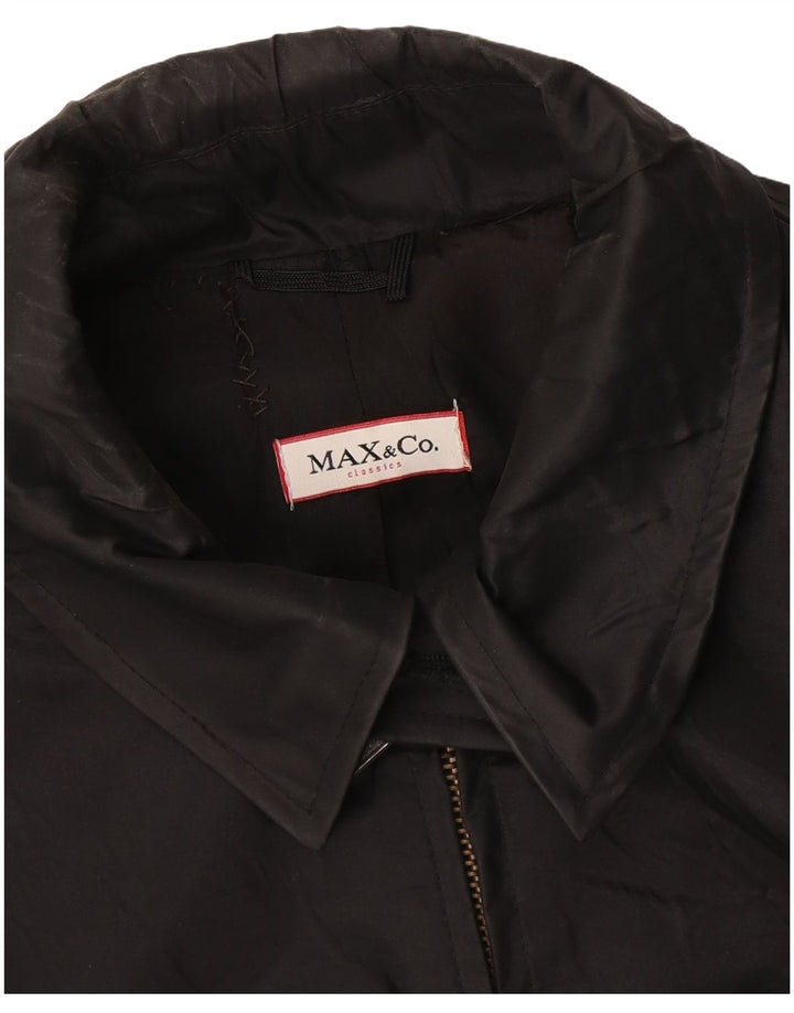 Sobretudo feminino Max & Co. UK 12 médio preto