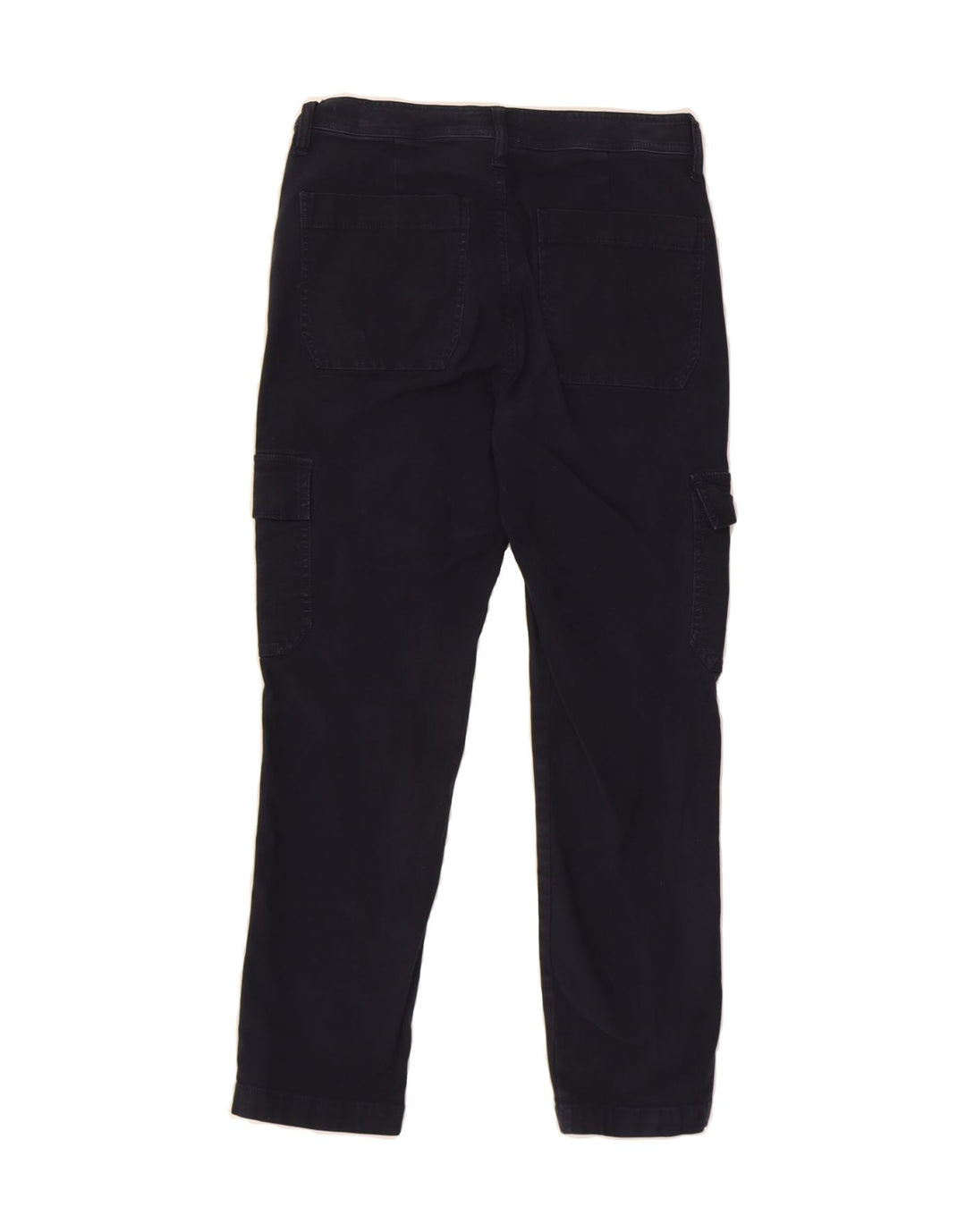 J. CREW Womens Slim Cargo Cropped Trousers W26 L25 Navy Blue Cotton Vintage J. Crew and Second-Hand J. Crew from Messina Hembry 