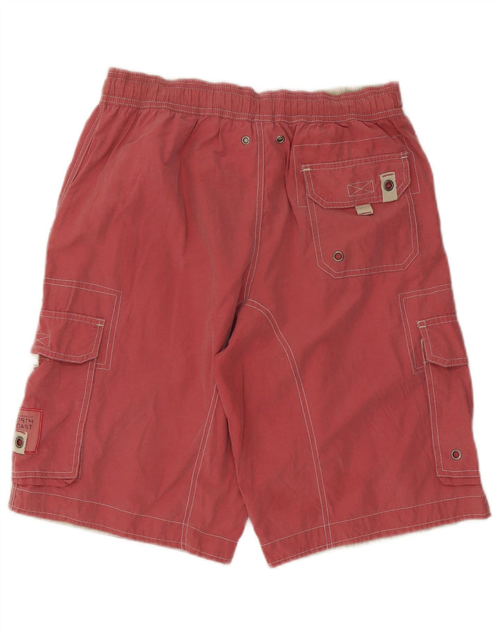 Shorts de natação masculino Marks & Spencer médio algodão vermelho