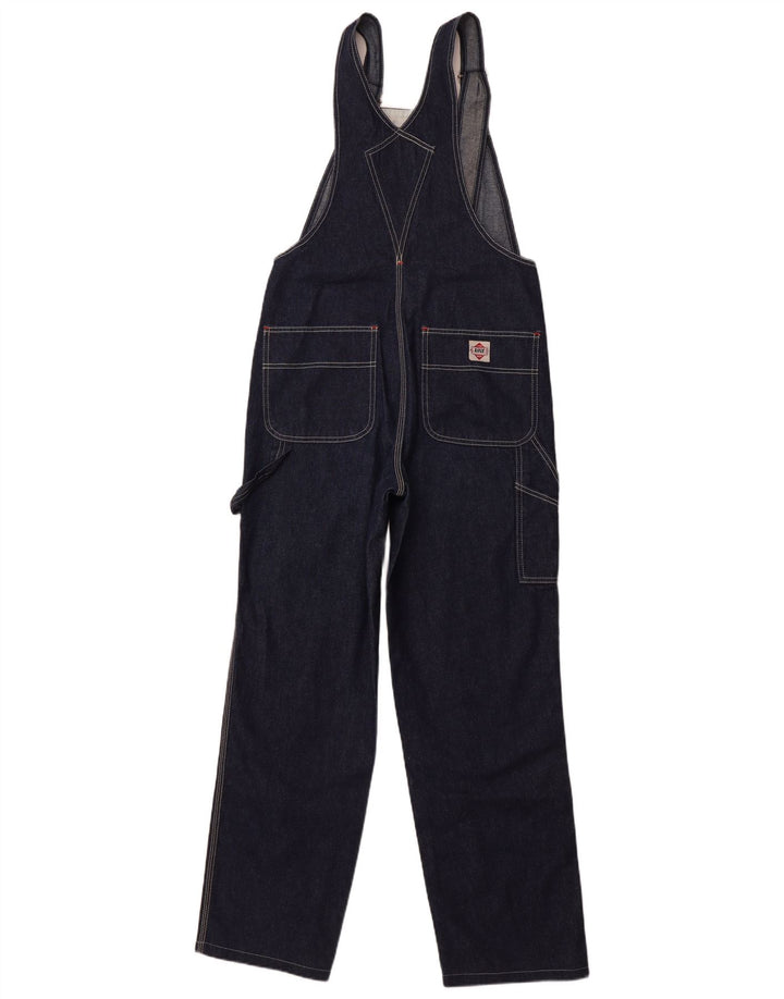 Macacão feminino RIFLE Cargo Jeans W29 L30 azul marinho algodão