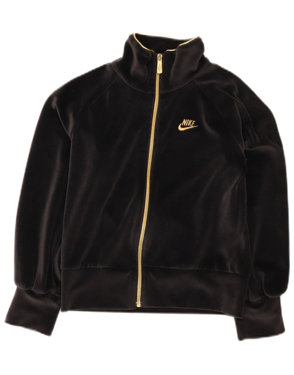Jaqueta Nike Girls Tracksuit Top 8-9 Anos Pequeno Cinza