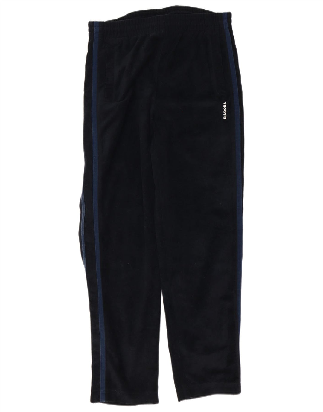Calça de treino masculina Diadora grande poliéster preto