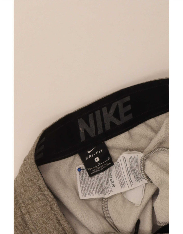 Nike Mens Graphic Calças de treino Joggers grandes cáqui poliéster